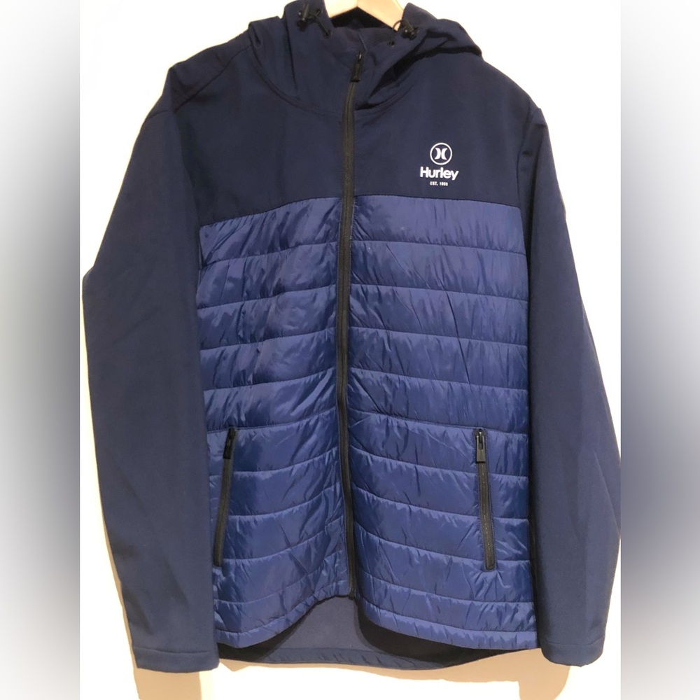 Hurley Men’s Wind Resistant Fabric Jacket